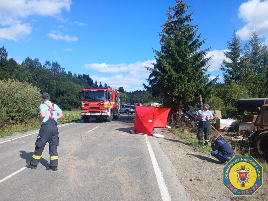 Dopravná nehoda v obci Krušetnica